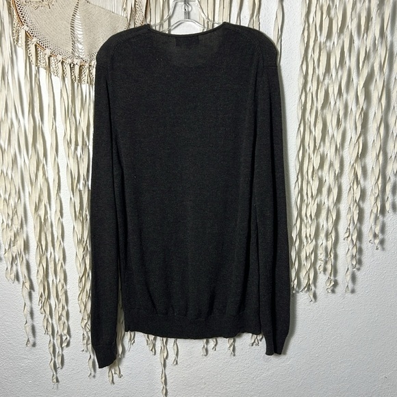 Vince Mens Wool / Camel Hair Blend Gray Sweater Size Large - Picture 4 of 8